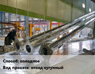 Оцинкование холодное для проката категории Отвод чугунный